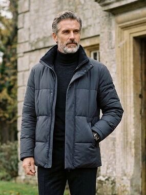Loro Piana Blue Reversible Green Storm System Cashmere and Suede Jacket Size M